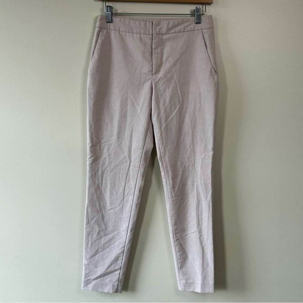 Zara Light Lilac Slim Fit Tapered Trouser Pants Size 2